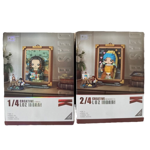 Other - LOZ mini Blocks‎ Building Toys Gift Pixel Painting Bricks Home Decor 1286 & 1287